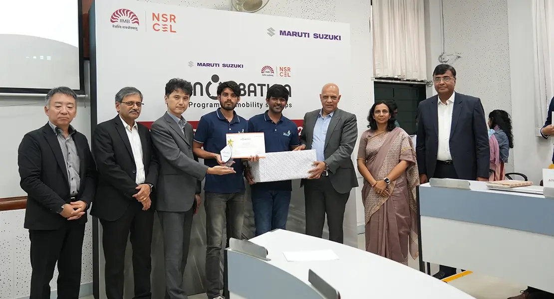 1st Runner-up Hala Mobilityl - Maruti Suzuki Innovation
