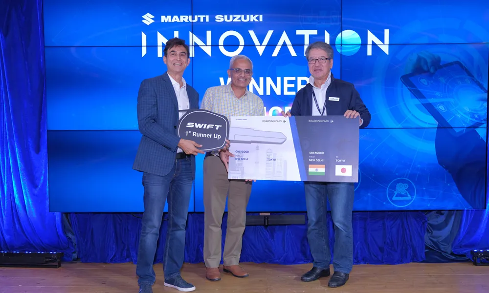 Mail C8 1st runner-up onlygood - Maruti Suzuki Innovation