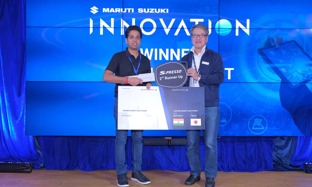 Mail C8 2nd runner-up yeppar - Maruti Suzuki Innovation